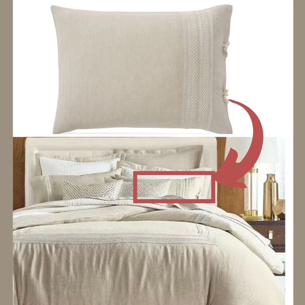 NEW $120 [ 1 King ] Pillow Sham for Hotel Collection Linen‎ Madison